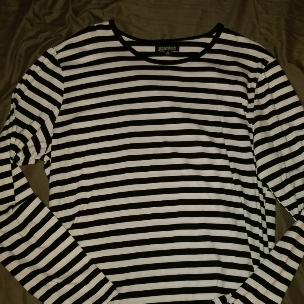 Elwood Mens long sleeve striped shirt